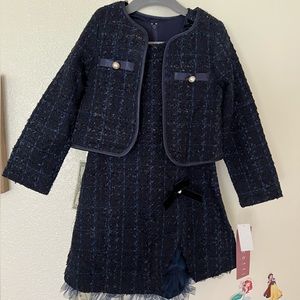 Toddler 5T dress and jacket set - NWT